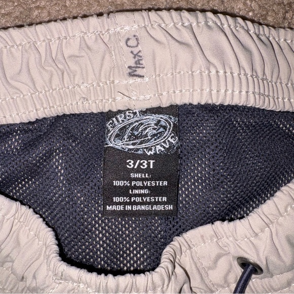 First Wave Tan and Black Casual Cargo Bottoms - Picture 3 of 7